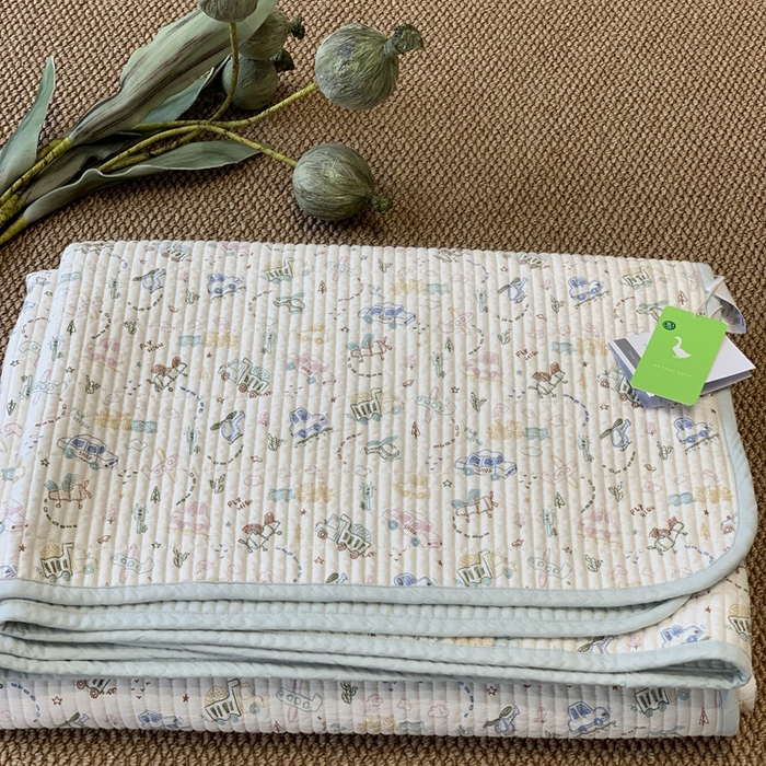 91家纺网 家纺一手货源 找家纺 汇庭 2025新款·慕斯单品床盖系列 小汽车