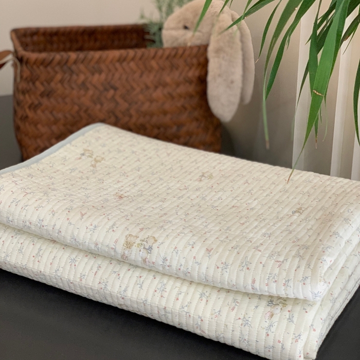 91家纺网 家纺一手货源 找家纺 汇庭 2025新款·慕斯单品床盖系列 小兔奇妙