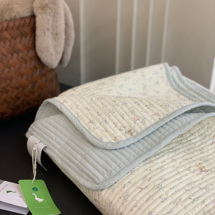 91家纺网 家纺一手货源 找家纺 汇庭 2025新款·慕斯单品床盖系列 小兔奇妙