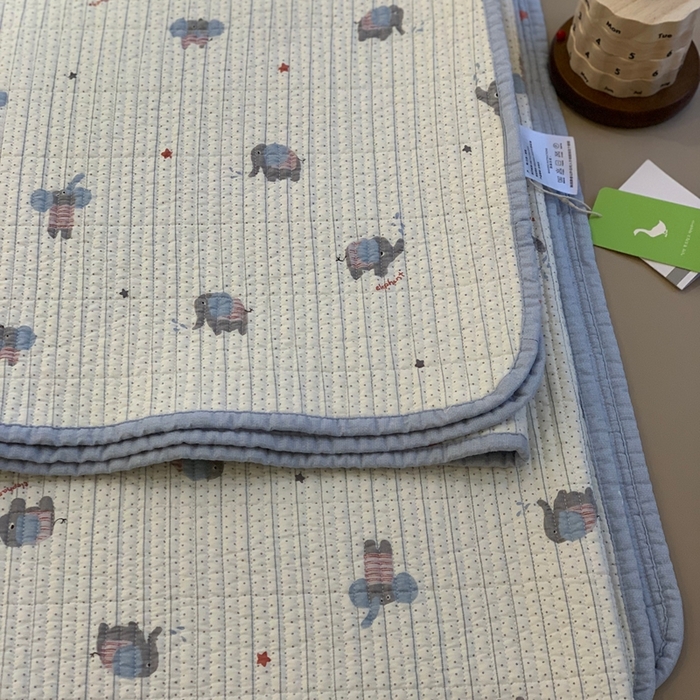 91家纺网 家纺一手货源 找家纺 汇庭 2025新款·慕斯单品床盖系列 星星小象