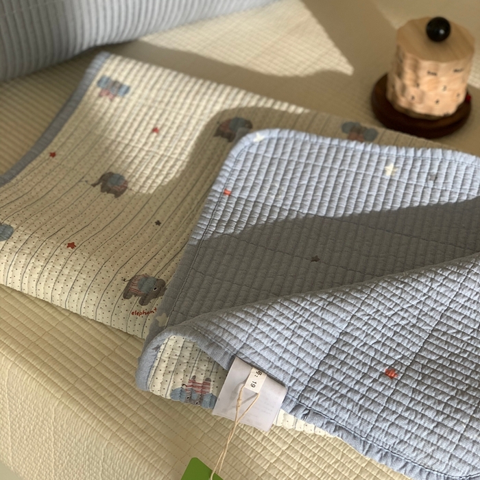 91家纺网 家纺一手货源 找家纺 汇庭 2025新款·慕斯单品床盖系列 星星小象