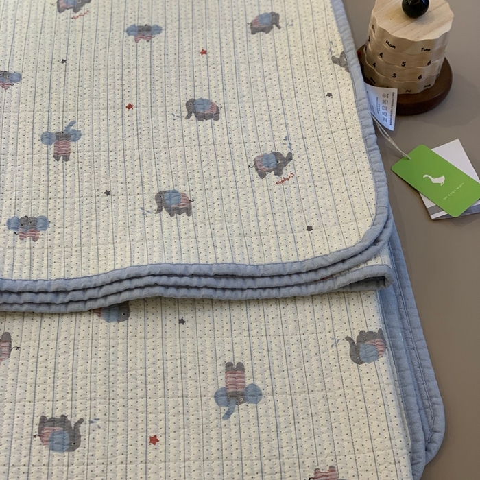 91家纺网 家纺一手货源 找家纺 汇庭 2025新款·慕斯单品床盖系列 星星小象