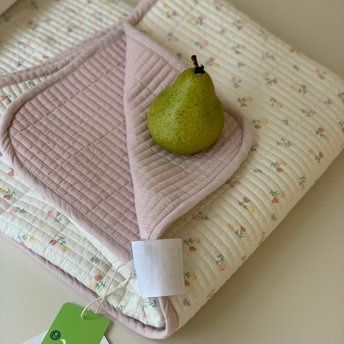 91家纺网 家纺一手货源 找家纺 汇庭 2025新款·慕斯单品床盖系列 幸福小花