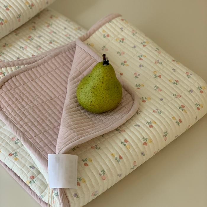 91家纺网 家纺一手货源 找家纺 汇庭 2025新款·慕斯单品床盖系列 幸福小花