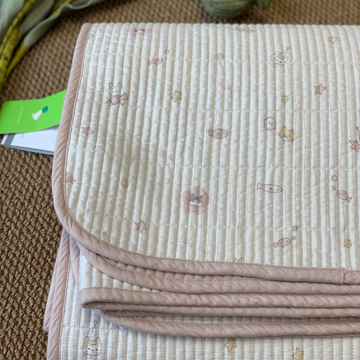 汇庭 2025新款·慕斯单品床盖系列 鱼儿粉