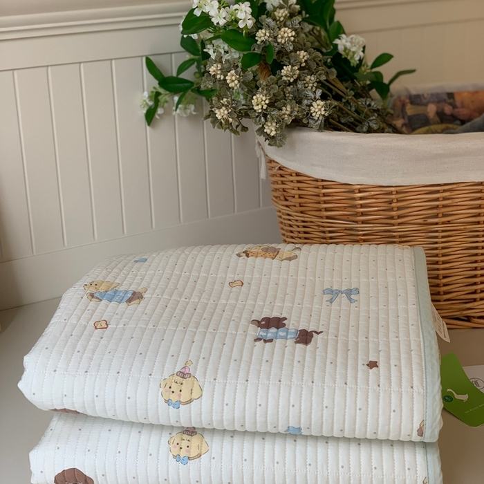 汇庭 2025新款·慕斯单品床盖系列 元气小狗