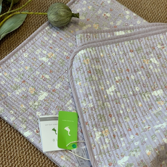 91家纺网 家纺一手货源 找家纺 汇庭 2025新款·慕斯单品床盖系列 紫玉兔