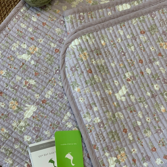 91家纺网 家纺一手货源 找家纺 汇庭 2025新款·慕斯单品床盖系列 紫玉兔