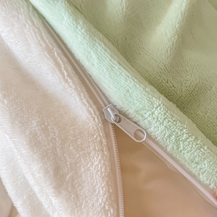 91家纺网 家纺一手货源 找家纺 仔仔熊 2025新款牛奶绒刺绣被套单被套被套单件 阳光小狗日记-绿