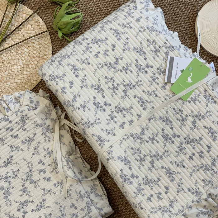 91家纺网 家纺一手货源 找家纺 汇庭 2025新款床盖三件套 初恋紫