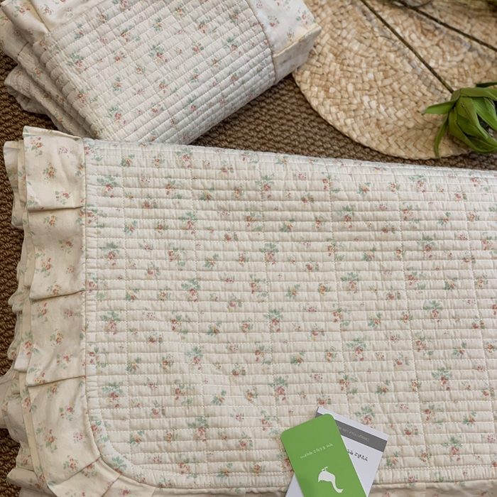 91家纺网 家纺一手货源 找家纺 汇庭 2025新款床盖三件套 春意绵绵