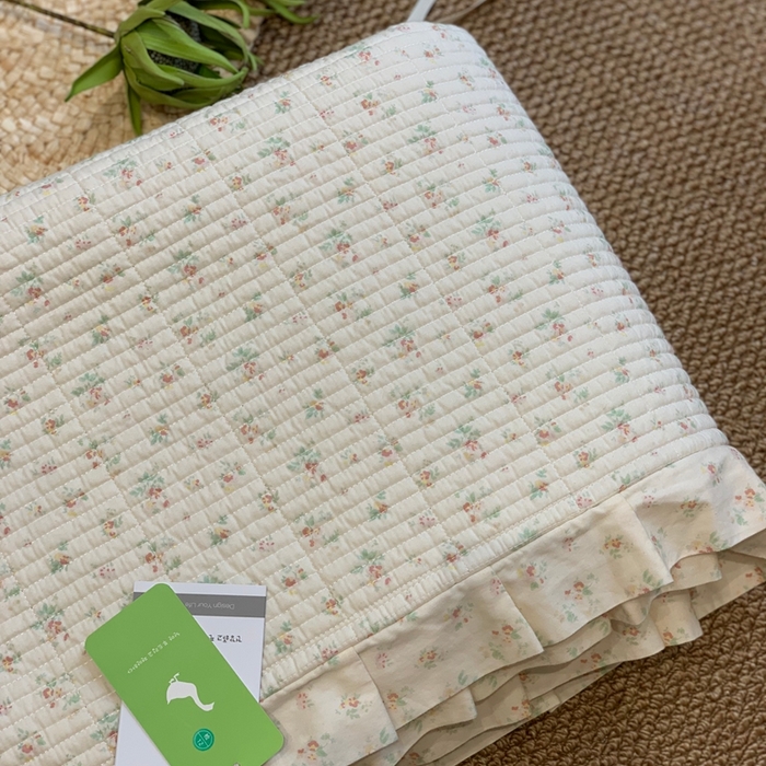 91家纺网 家纺一手货源 找家纺 汇庭 2025新款床盖三件套 春意绵绵