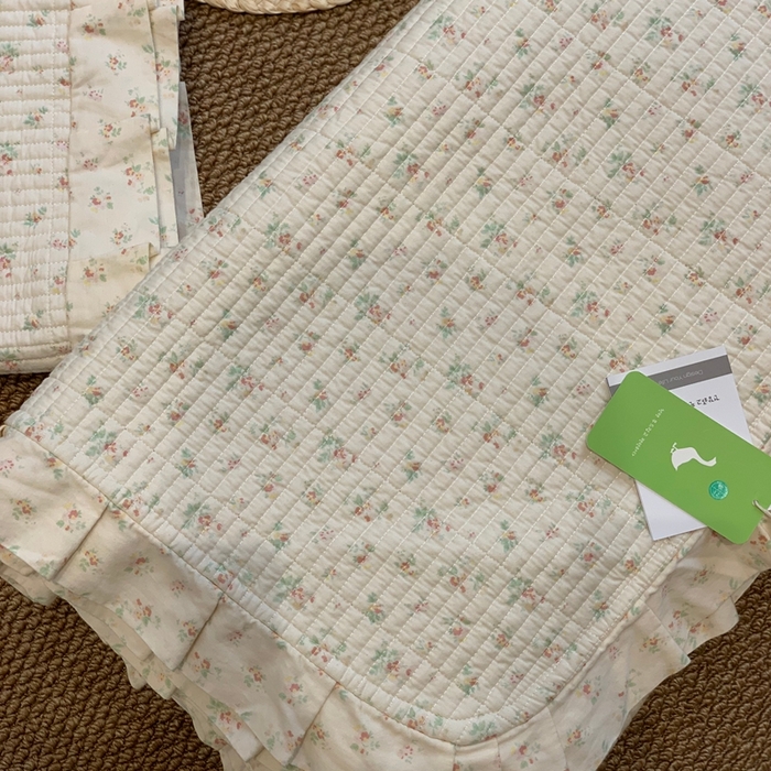 91家纺网 家纺一手货源 找家纺 汇庭 2025新款床盖三件套 春意绵绵