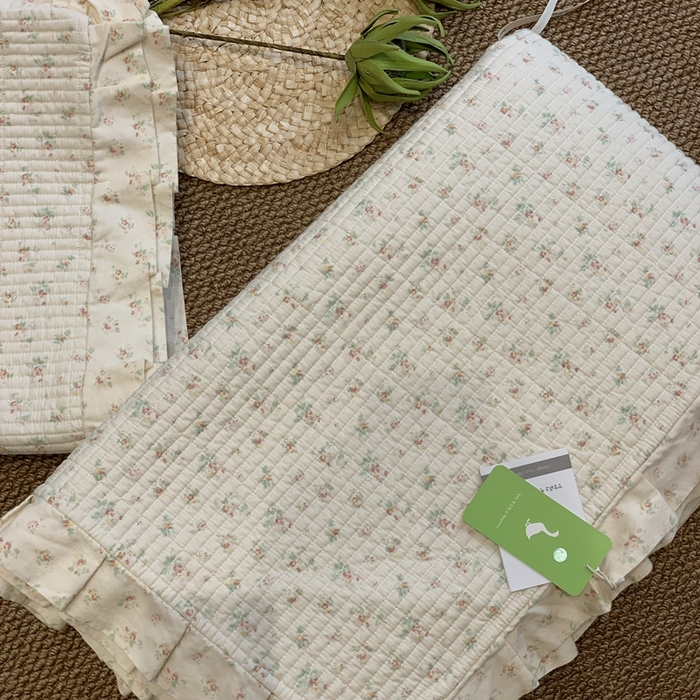 91家纺网 家纺一手货源 找家纺 汇庭 2025新款床盖三件套 春意绵绵