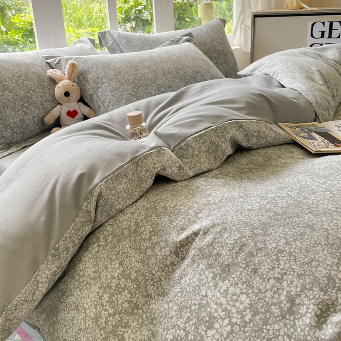 91家纺网 家纺一手货源 找家纺 仔仔熊 2025新款磨毛系列被套单被套被套单件 暮云星蕊