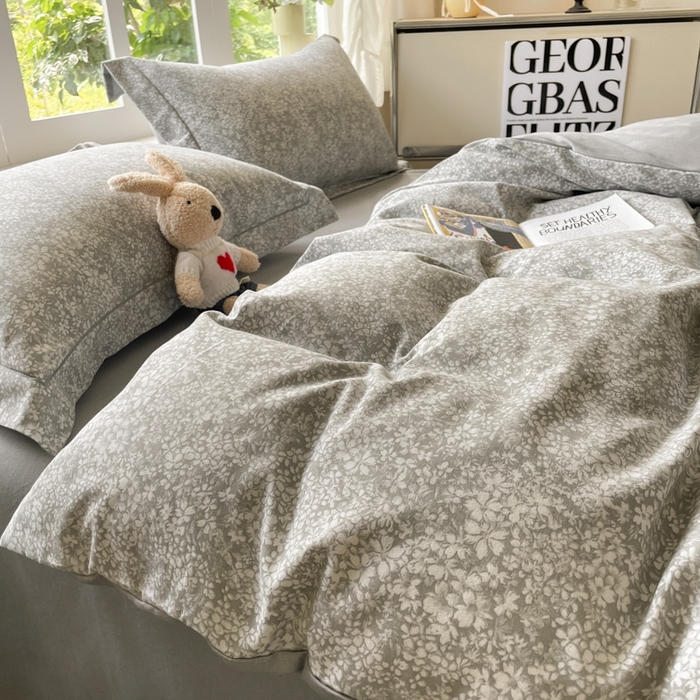 91家纺网 家纺一手货源 找家纺 仔仔熊 2025新款磨毛系列被套单被套被套单件 暮云星蕊