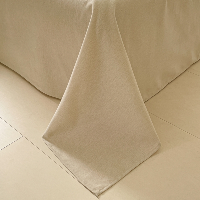 91家纺网 家纺一手货源 找家纺 仔仔熊 2025新款磨毛系列被套单被套被套单件 暖黄格纹