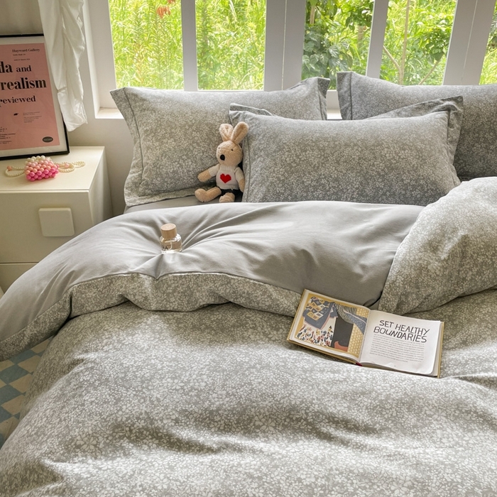 91家纺网 家纺一手货源 找家纺 仔仔熊 2025新款磨毛系列被套单被套被套单件 暮云星蕊