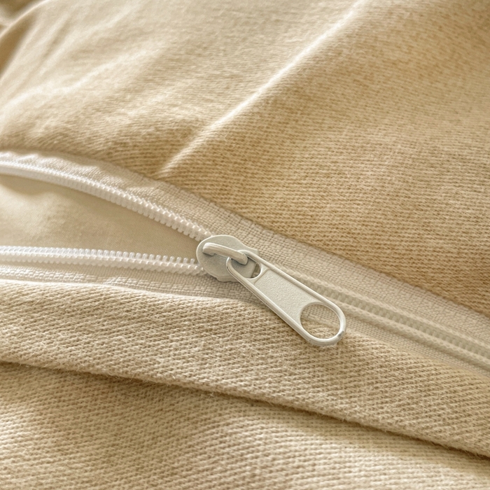 91家纺网 家纺一手货源 找家纺 仔仔熊 2025新款磨毛系列被套单被套被套单件 暖黄格纹