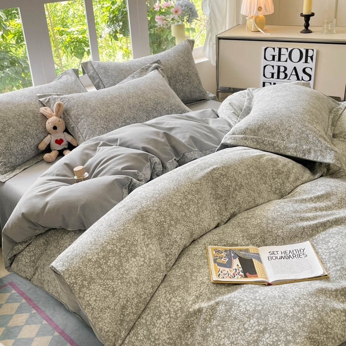 91家纺网 家纺一手货源 找家纺 仔仔熊 2025新款磨毛系列被套单被套被套单件 暮云星蕊