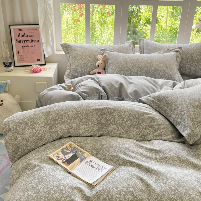 91家纺网 家纺一手货源 找家纺 仔仔熊 2025新款磨毛系列被套单被套被套单件 暮云星蕊