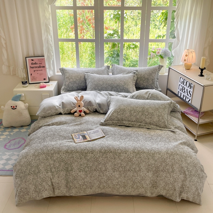 91家纺网 家纺一手货源 找家纺 仔仔熊 2025新款磨毛系列被套单被套被套单件 暮云星蕊