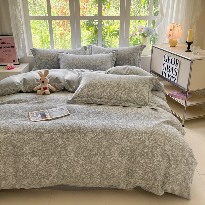 91家纺网 家纺一手货源 找家纺 仔仔熊 2025新款磨毛系列被套单被套被套单件 暮云星蕊