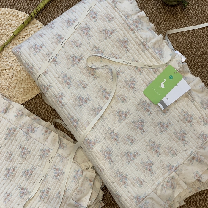 91家纺网 家纺一手货源 找家纺 汇庭 2025新款床盖三件套 飞鸟粉