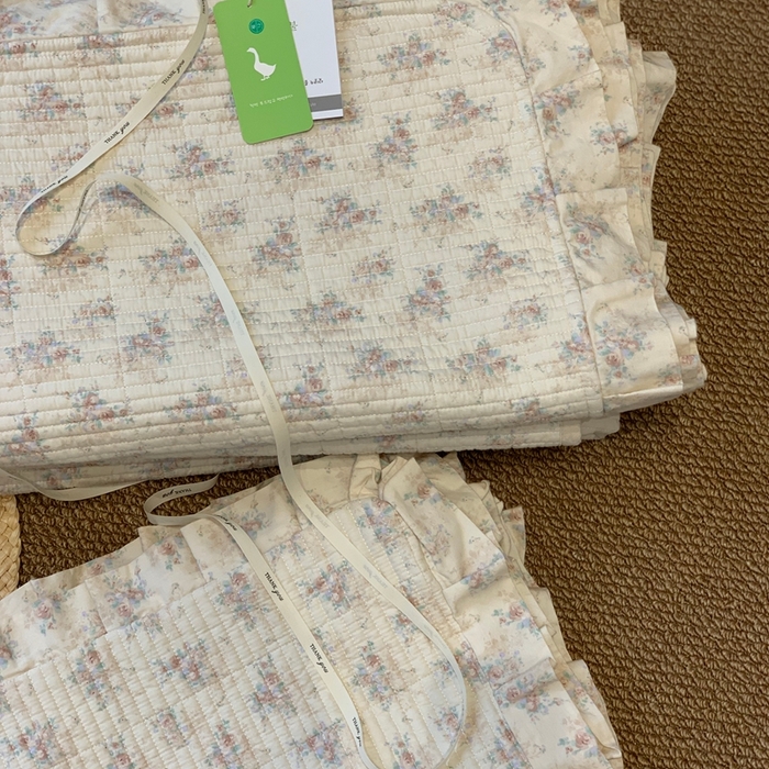 91家纺网 家纺一手货源 找家纺 汇庭 2025新款床盖三件套 飞鸟粉