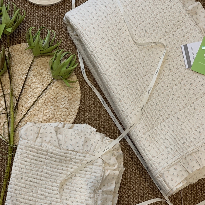 91家纺网 家纺一手货源 找家纺 汇庭 2025新款床盖三件套 小春月野