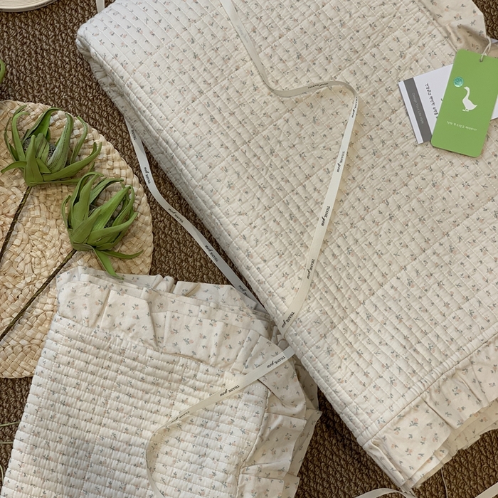 91家纺网 家纺一手货源 找家纺 汇庭 2025新款床盖三件套 小春月野