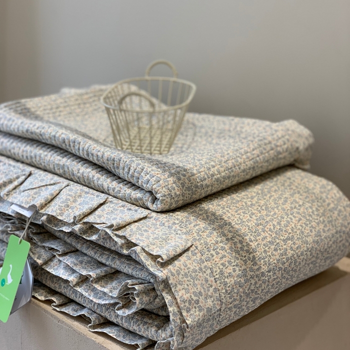 91家纺网 家纺一手货源 找家纺 汇庭 2025新款床盖三件套 一路生花