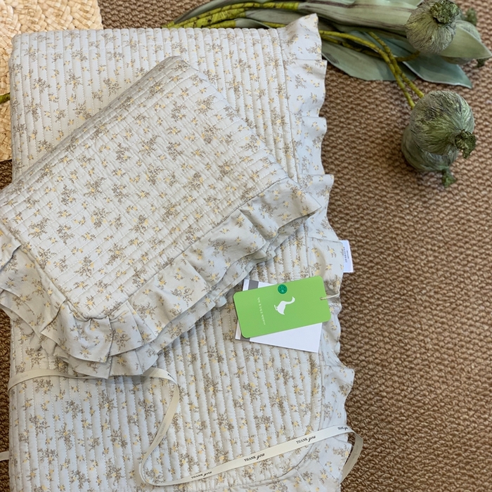 91家纺网 家纺一手货源 找家纺 汇庭 2025新款床盖三件套 醉兰花