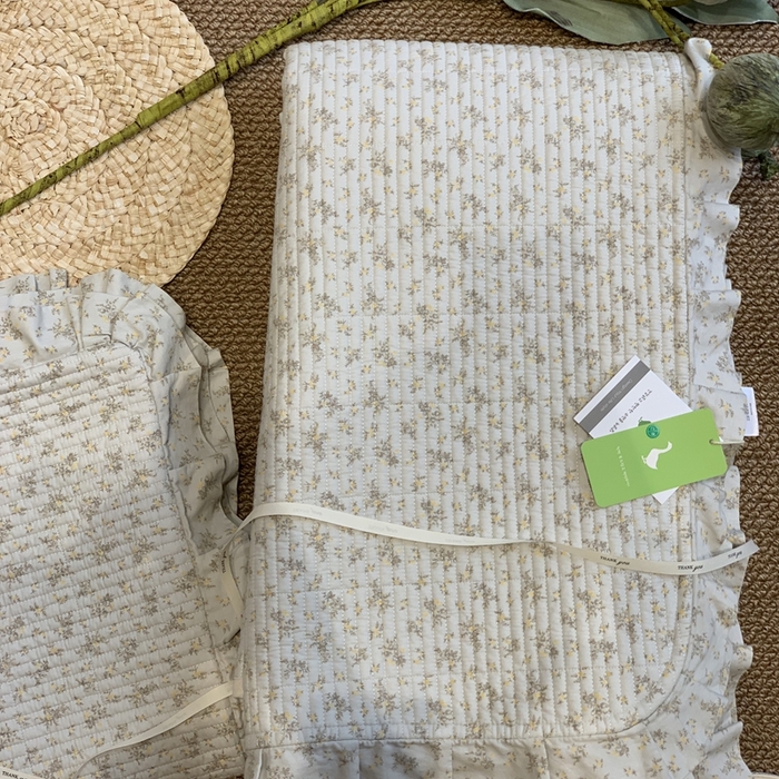 91家纺网 家纺一手货源 找家纺 汇庭 2025新款床盖三件套 醉兰花