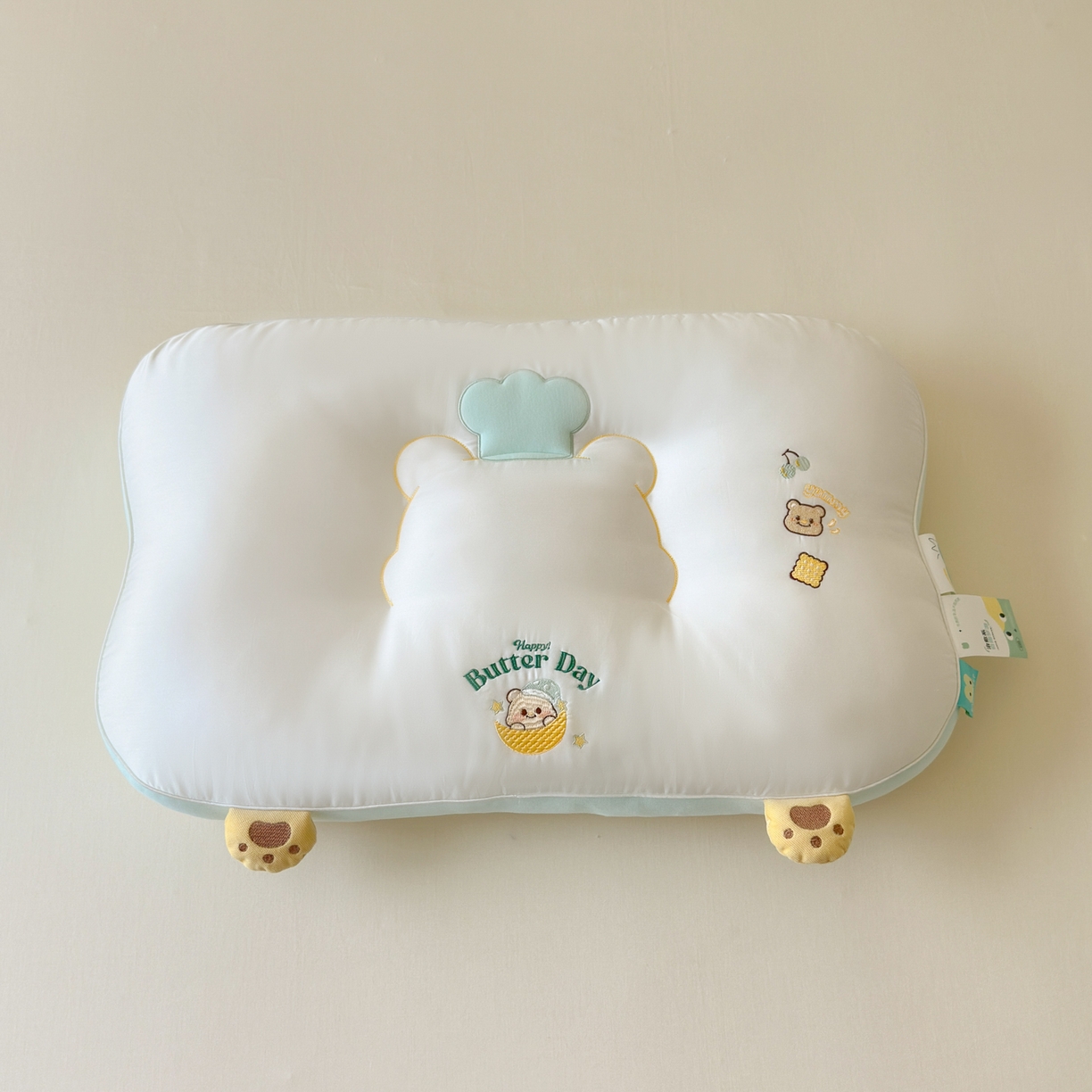 91家纺网 家纺一手货源 找家纺 （总）北鸣有鱼枕芯馆 2025新款蚕丝纤维复合枕枕头枕芯-奶油小熊