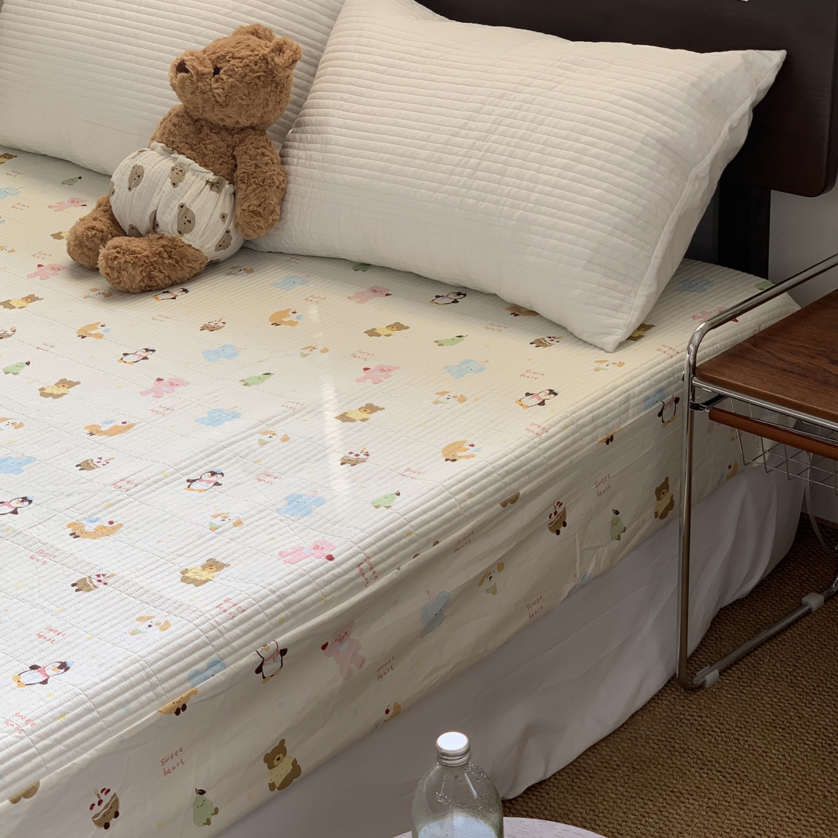 91家纺网 家纺一手货源 找家纺 秘密基地 2025新款全棉单品床笠系列 动物派对