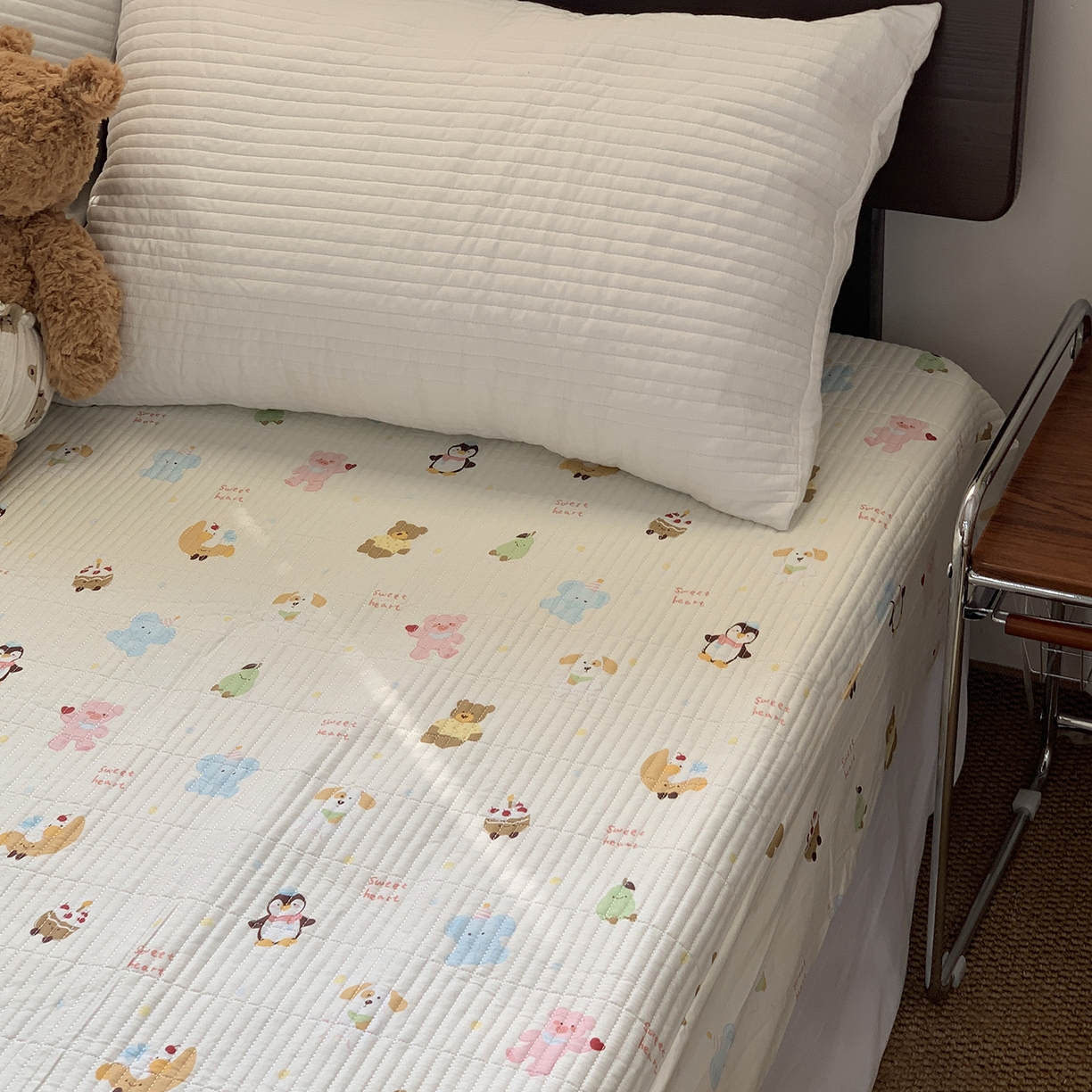 91家纺网 家纺一手货源 找家纺 秘密基地 2025新款全棉单品床笠系列 动物派对