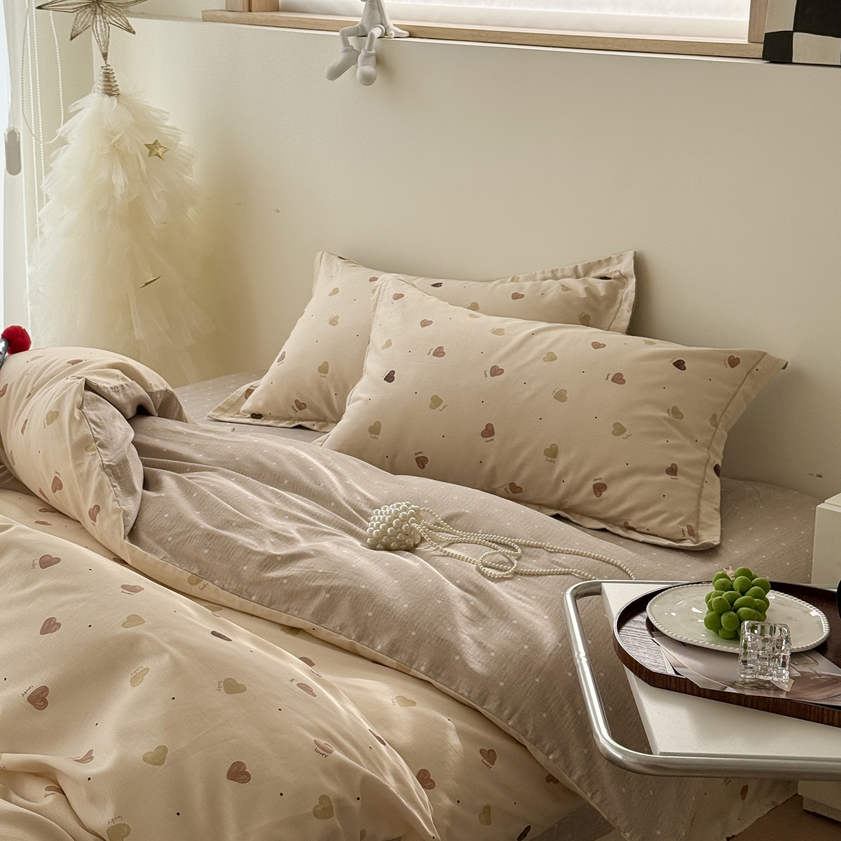 91家纺网 家纺一手货源 找家纺 于果 2025新款全棉13070四件套（11） 心愿