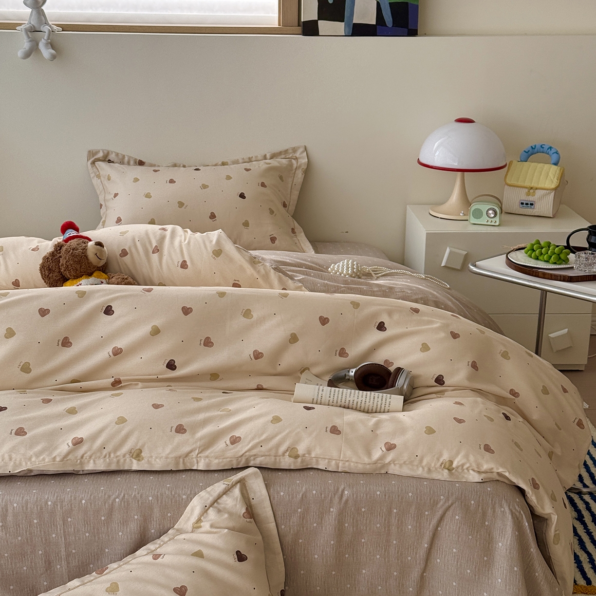 91家纺网 家纺一手货源 找家纺 于果 2025新款全棉13070四件套（11） 心愿