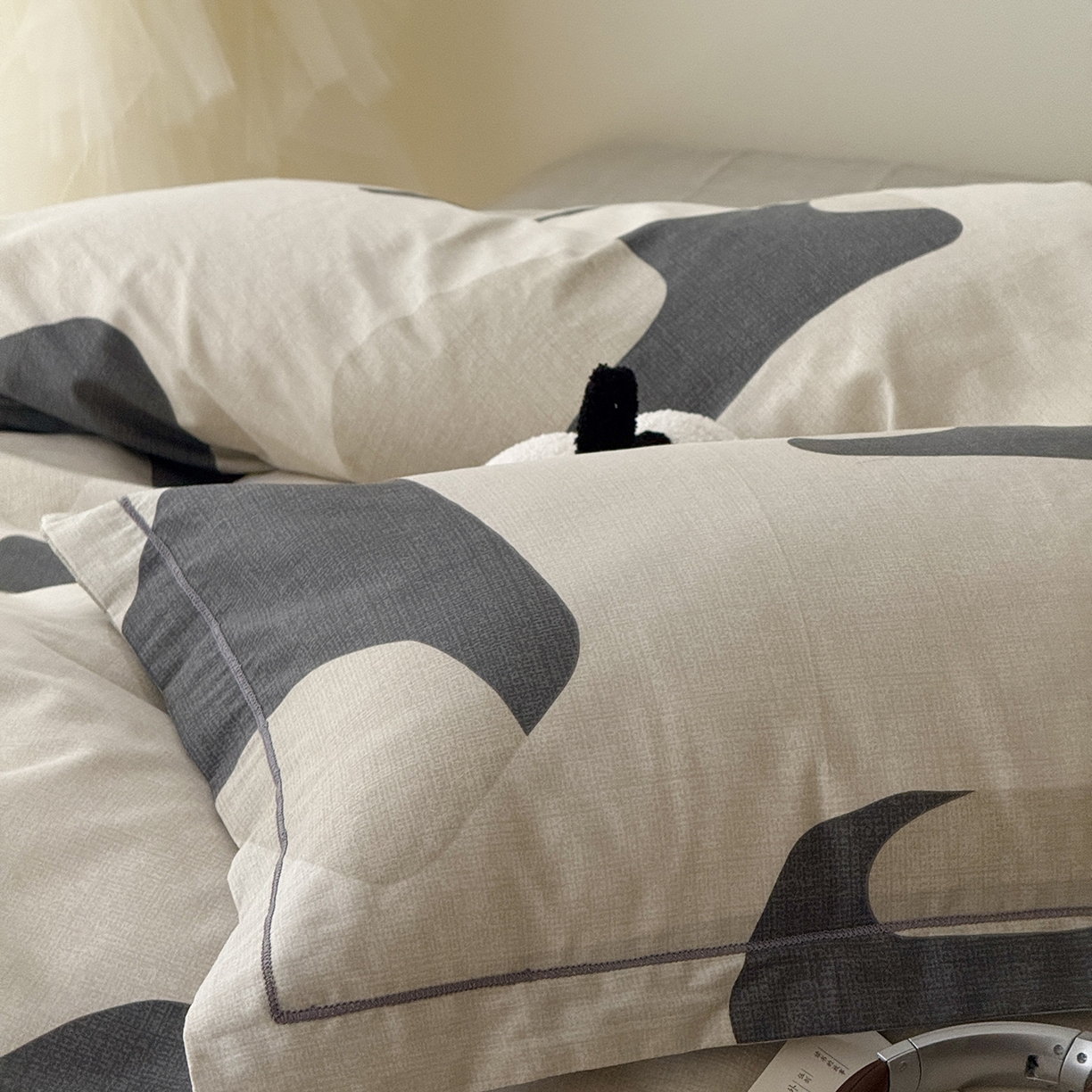 91家纺网 家纺一手货源 找家纺 于果 2025新款全棉13070四件套（11） 理想几何