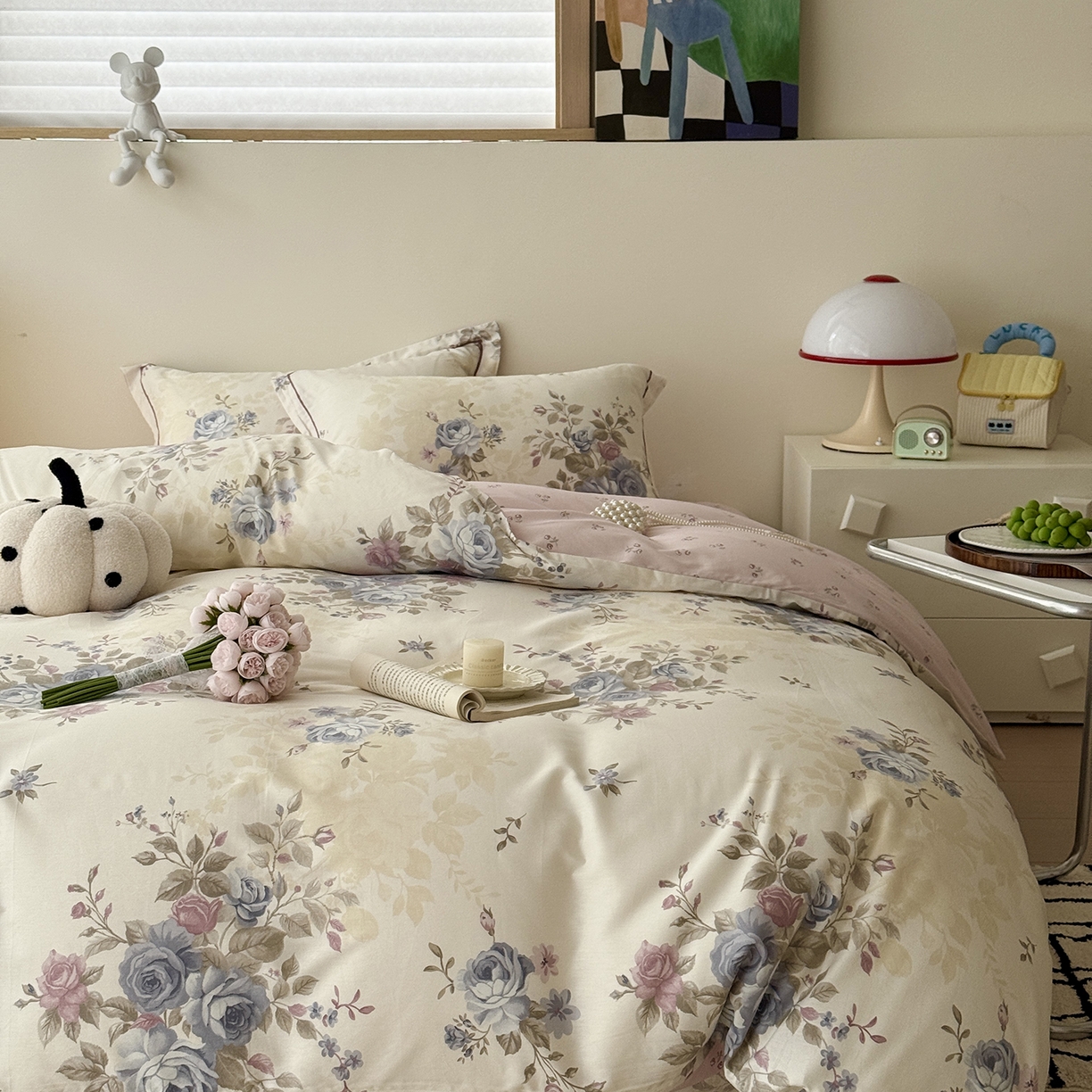 91家纺网 家纺一手货源 找家纺 于果 2025新款全棉13070四件套（11） 又见江南