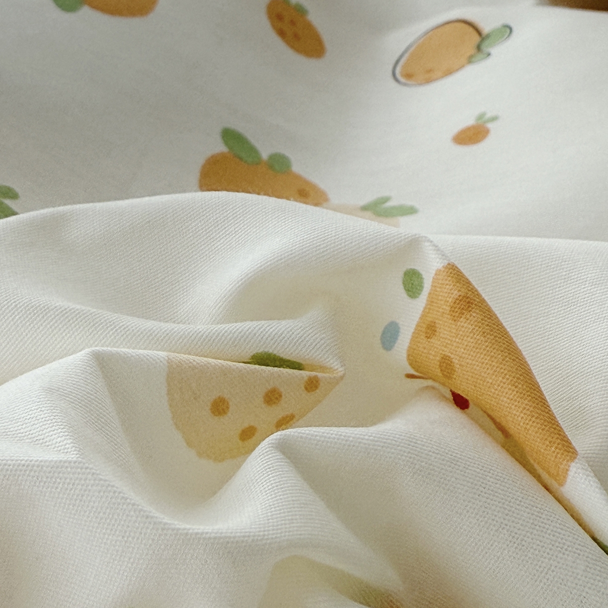 91家纺网 家纺一手货源 找家纺 于果 2025新款全棉13070四件套（11） 小橘子