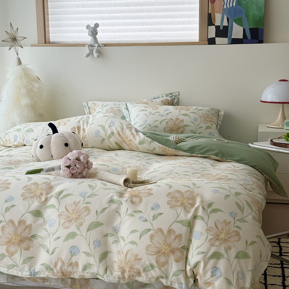 91家纺网 家纺一手货源 找家纺 于果 2025新款全棉13070四件套（11） 狂野听风