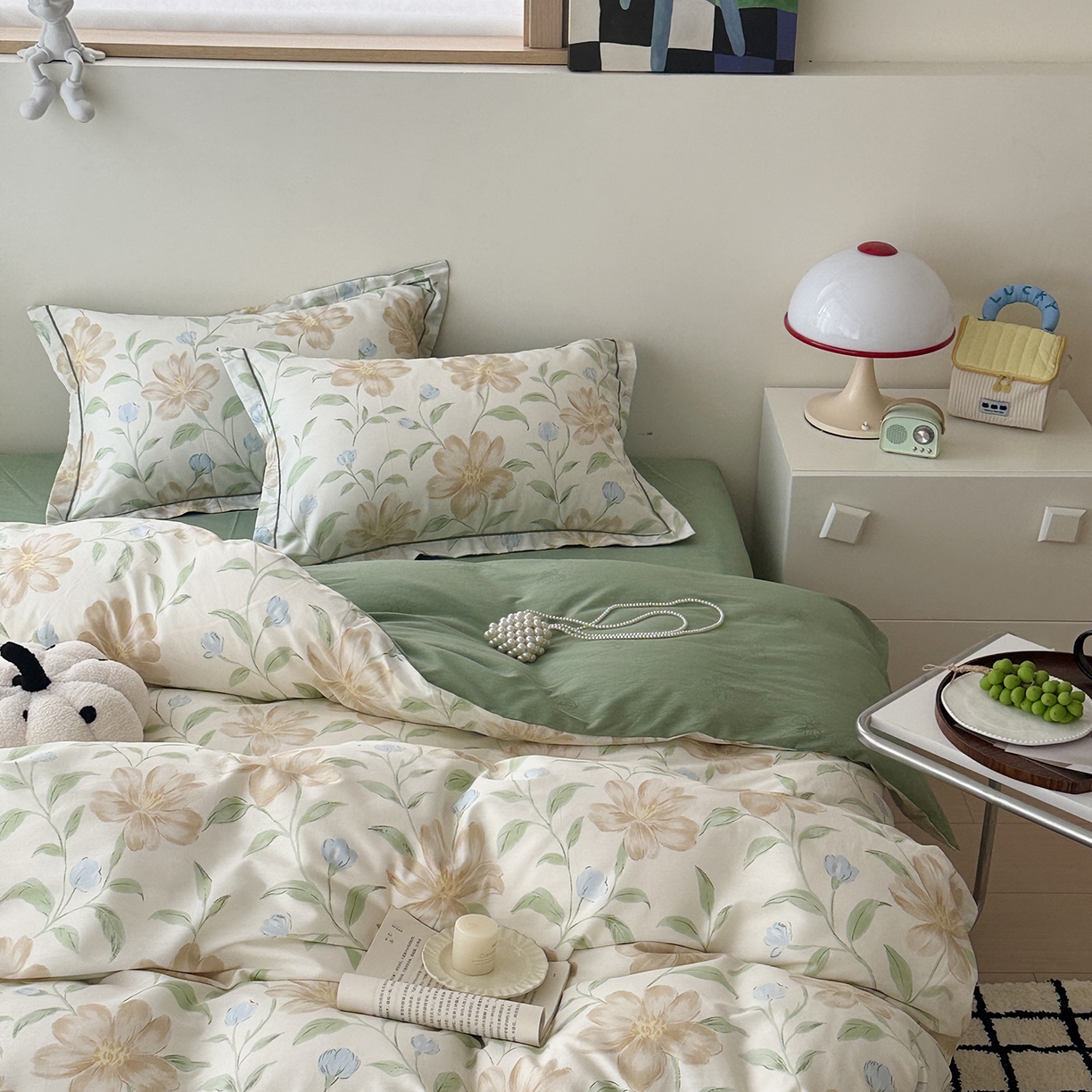 91家纺网 家纺一手货源 找家纺 于果 2025新款全棉13070四件套（11） 狂野听风