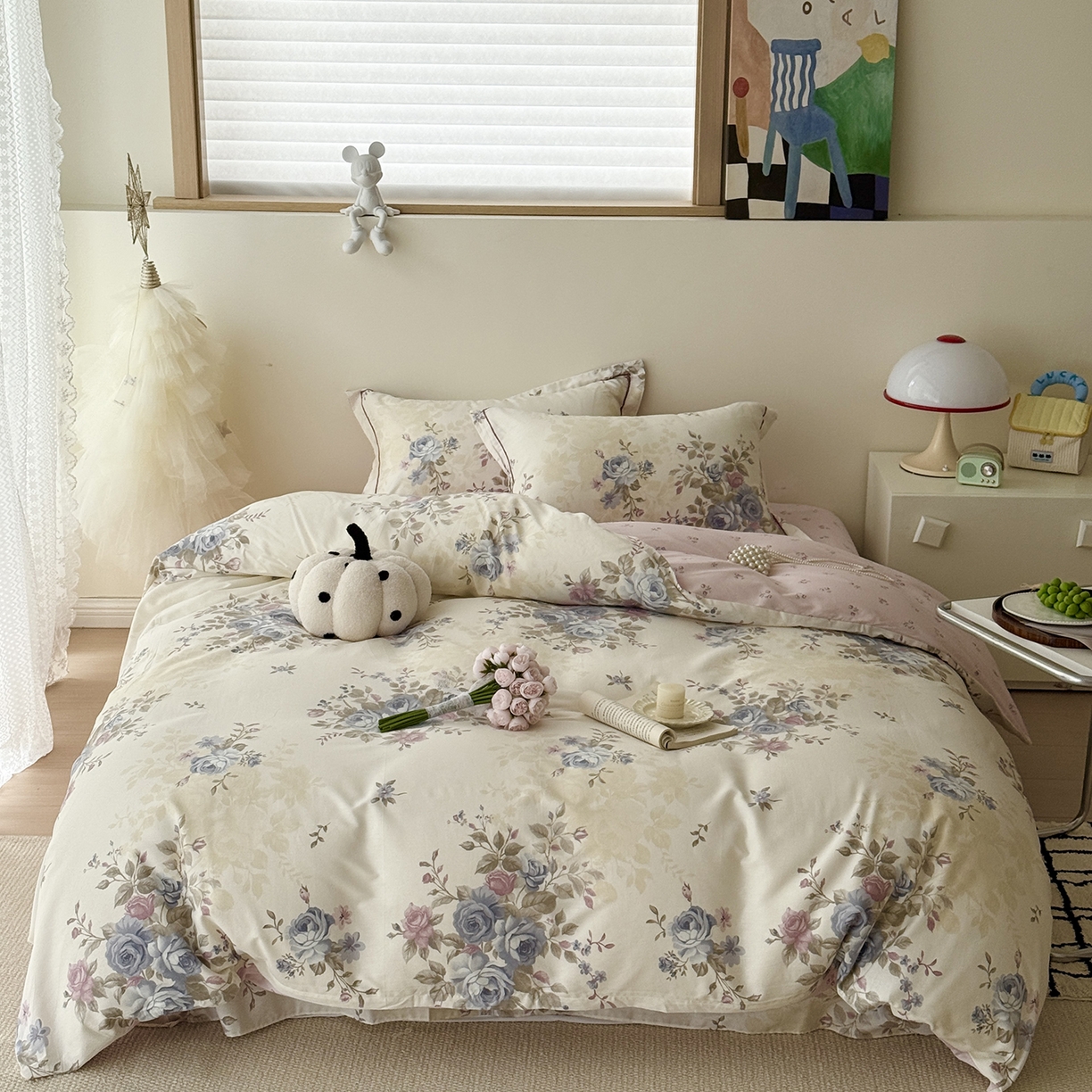 于果 2025新款全棉13070四件套（11） 又见江南