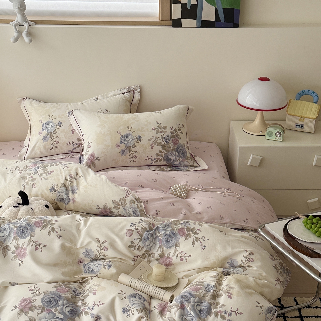 91家纺网 家纺一手货源 找家纺 于果 2025新款全棉13070四件套（11） 又见江南