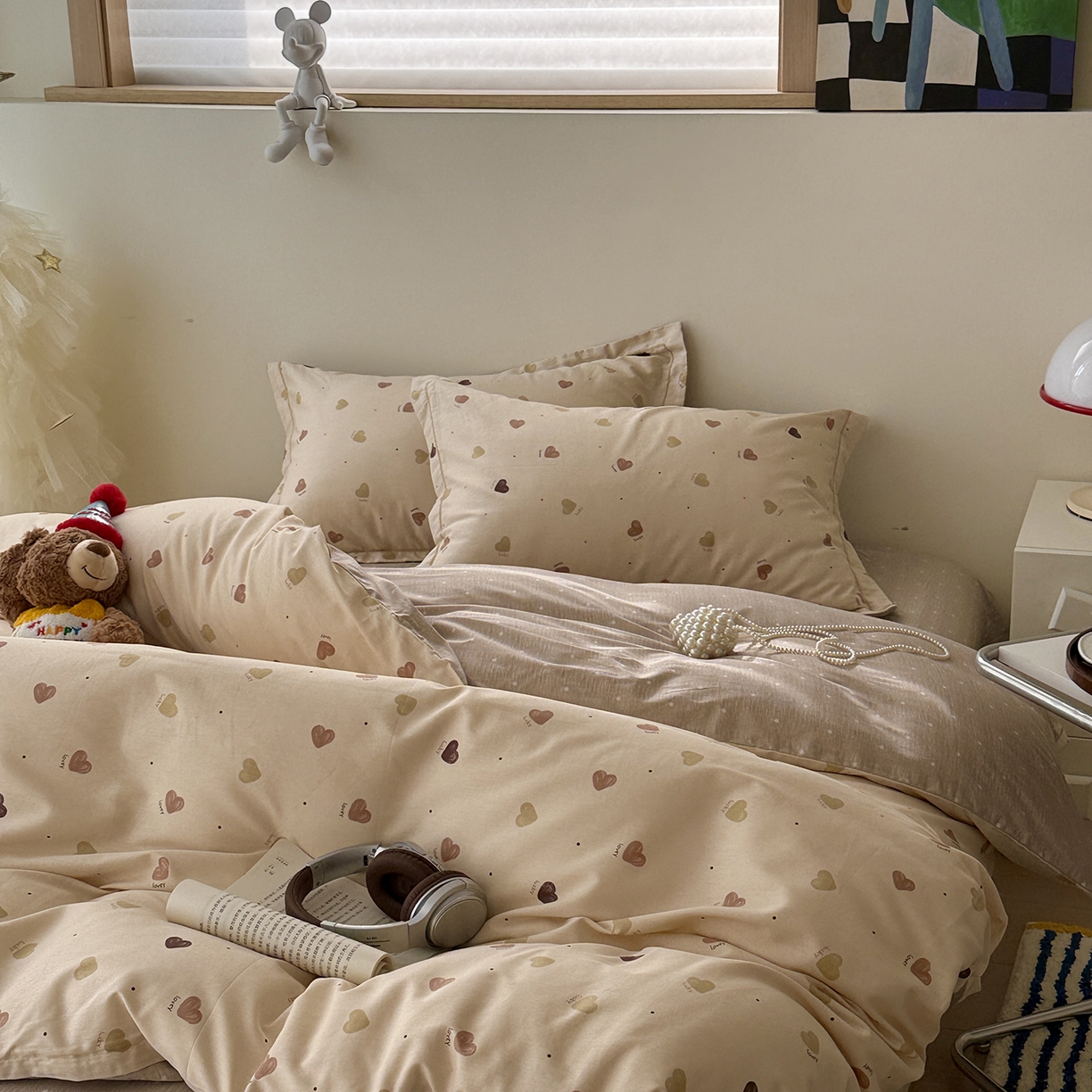 91家纺网 家纺一手货源 找家纺 于果 2025新款全棉13070四件套（11） 心愿