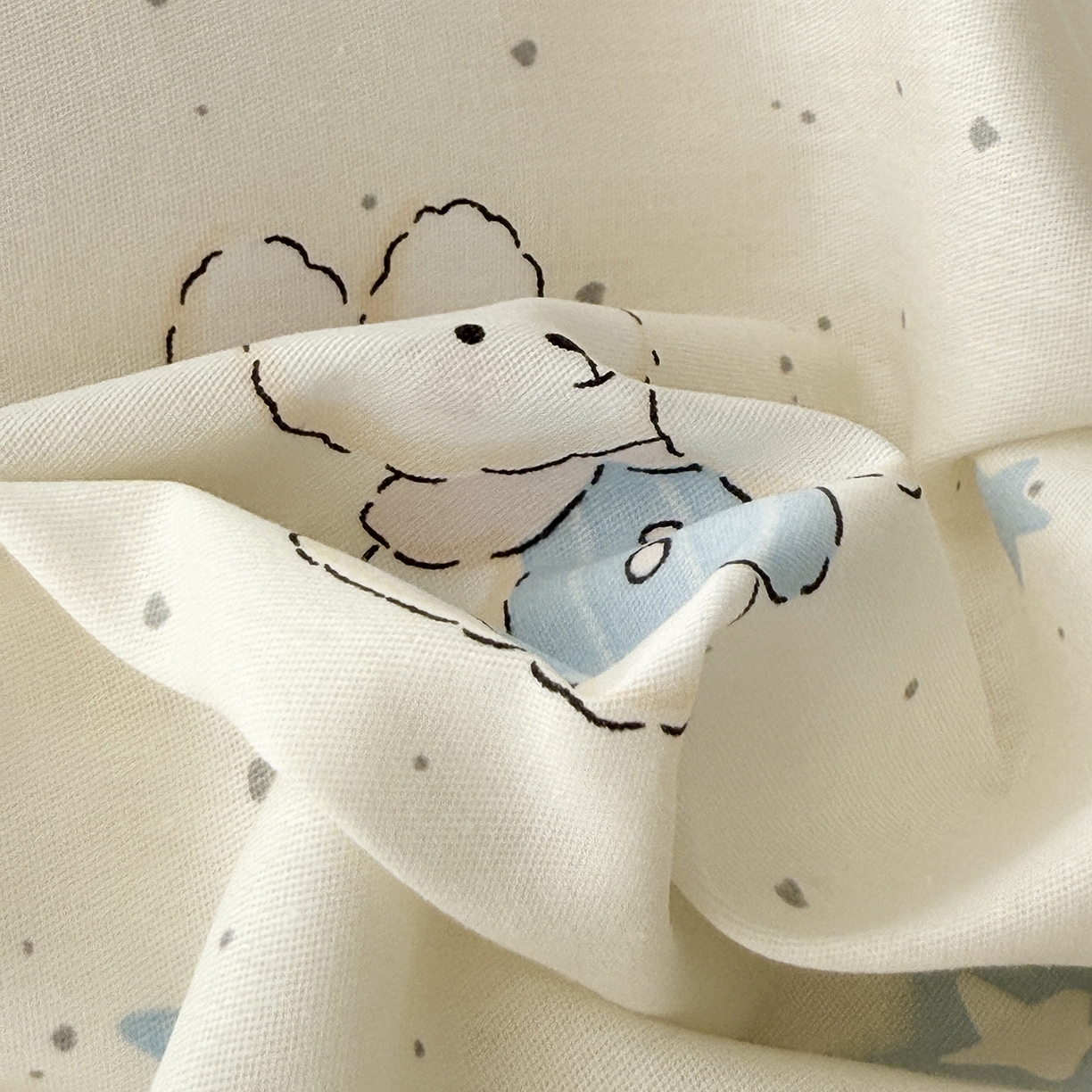 91家纺网 家纺一手货源 找家纺 于果 2025新款全棉13070四件套（11） 星星童话