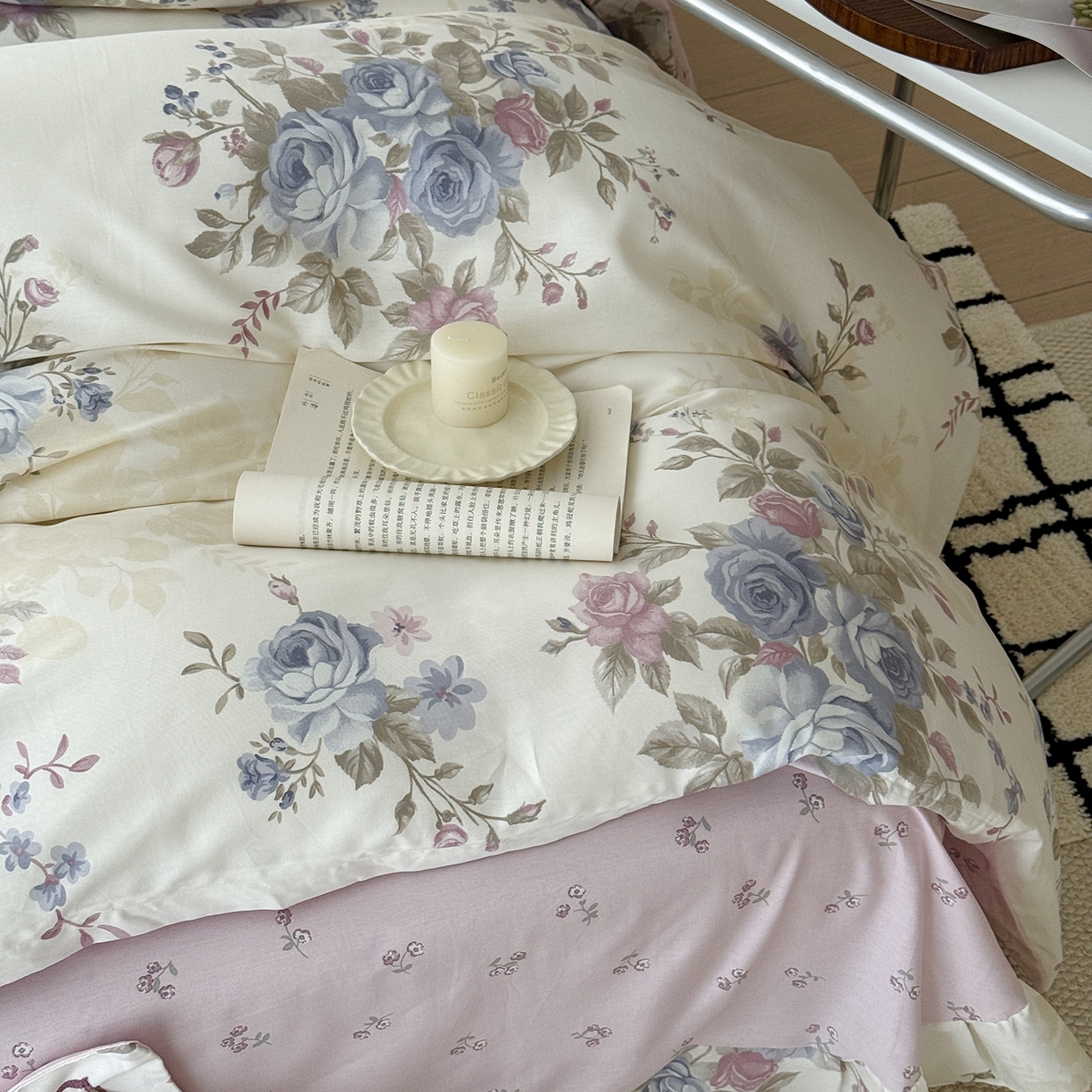 91家纺网 家纺一手货源 找家纺 于果 2025新款全棉13070四件套（11） 又见江南