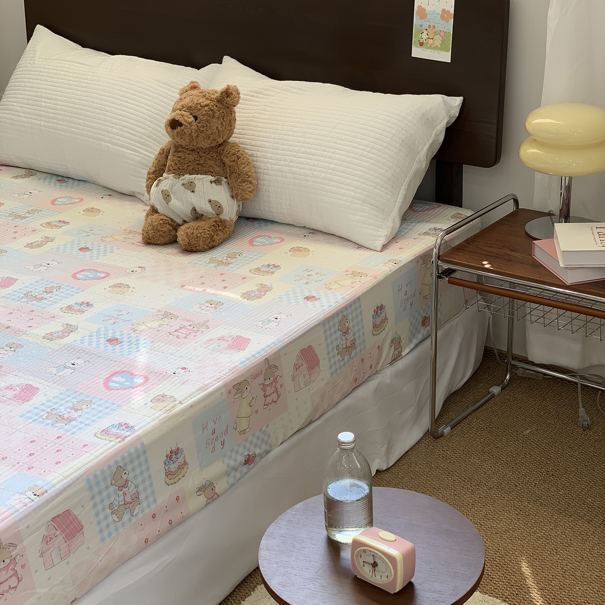 91家纺网 家纺一手货源 找家纺 秘密基地 2025新款全棉单品床笠系列 甜品屋